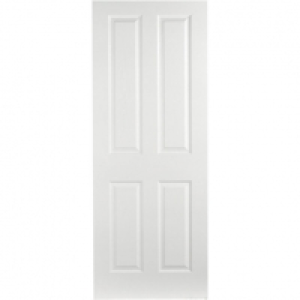 Wickes  Wickes Stirling Internal Moulded Door White Finished 4 Panel