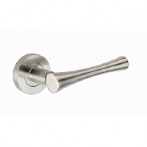 Wickes Bella Round Rose Handles Pair Satin Nickel Finish &pound;18.39