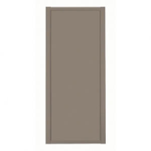 Spacepro 1 Panel Shaker Stone Grey Frame Stone Grey Door 610