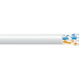 Time 2 Pair Telephone Flexible Cable White 25m
