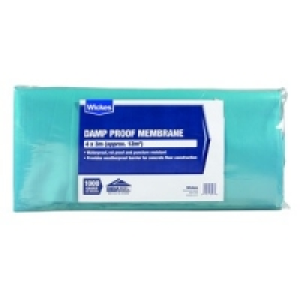 Wickes 1000 Gauge Blue Damp Proof Membrame 4x3m