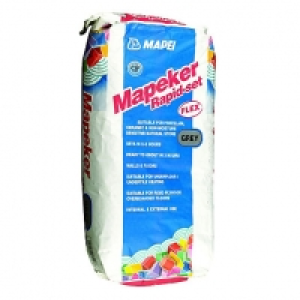 Wickes  Mapei Mapeker Rapid Set Tile Adhesive Grey 20kg