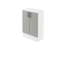 Wickes  Wickes Vienna Grey Gloss Fitted Base Unit - 600 mm
