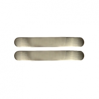 Wickes  Wickes Curved Pull Handles Brushed Nickel Finish 112mm 2 Pac