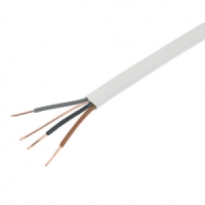 Time 1.0mm2 3 Core & Earth Low Smoke Zero Halogen Cable Whit &pound;29.78