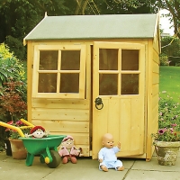 Wickes  Wickes Bunny Entery Level Timber Playhouse - 4 x 4 ft