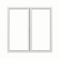 Wickes  JCI Aluminium French Door White Outwards Opening 2090 x 1790