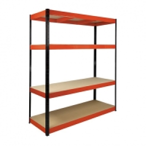 Rb Boss 4 Tier Wood Shelving Kit 1800 x 1600 x 600 500kg Udl &pound;229.99