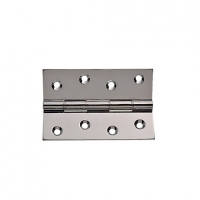 Wickes  Wickes Double Steel Washered Butt Hinge Polished Chrome 100m