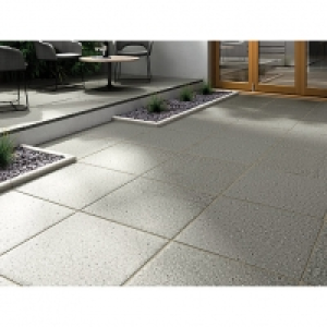 Wickes  Marshalls Argent Coarse Dark Grey 600 x 600 x 38mm Paving Sl