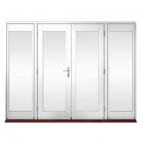 Wickes  Wickes Derwent Softwood French Doors White Finish 6ft with 2