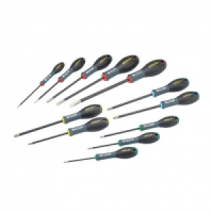 Wickes  Stanley FatMax Diamond Tip 12 Piece Screwdriver Set