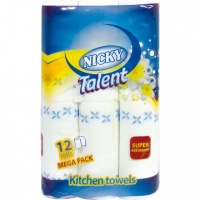 JTF  Nicky Talent Kitchen Towel 12 Pack