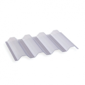 Corrugated PVC Greca 76 Profile 1.00 Clear 1060 x 3050