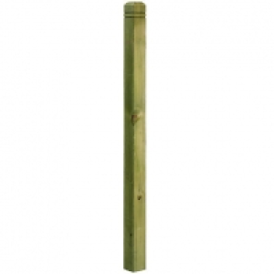 Wickes Modern Deck Post (No Notch) 80 x 80mm x 1.37m Green £13.79