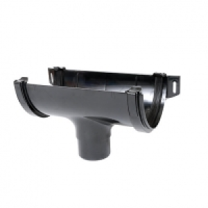 Wickes Black High Capacity Gutter Running Outlet 68mm £5.24