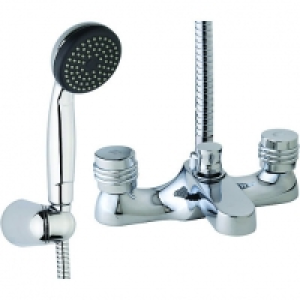 Wickes Salerno Bath Shower Mixer Tap - Chrome