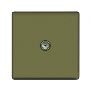 Wickes Coaxial Socket 1 Gang Pearl Screwless Flat Plate £13.99