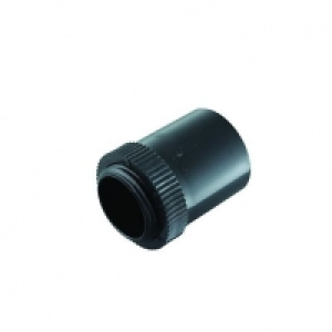 Wickes Male Conduit Adaptor Black 20mm 2 Pack