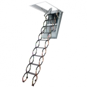 Fakro LSF Fire Resistant Metal Loft Ladder 50 x 70cm - Max H