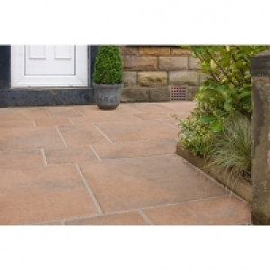 Marshalls Firedstone Autumn 600 x 300 x 38mm Paving Slab &pound;4.24
