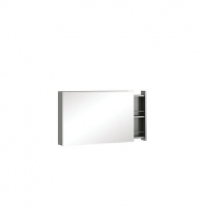 Wickes Alessano Grey Gloss Wall Hung Mirror Storage Unit - 9 &pound;110.00