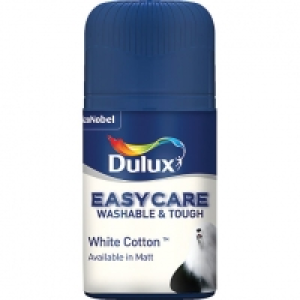 Dulux Easycare Paint Tester Pot - White Cotton 50ml