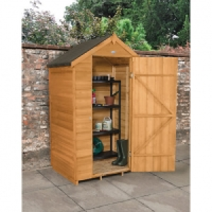 Wickes Apex Overlap Dip Treated Windowless Shed 4 x 3 ft £154.99