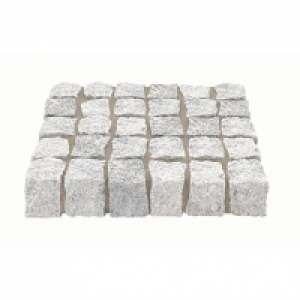 Marshalls Natural Stone Crop Granite Setts Textured Silver G