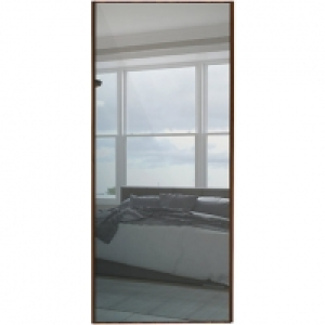 Wickes Sliding Wardrobe Door Walnut Frame Mirror 2220 x 610m £109.00