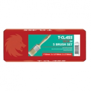Harris T-Class Delta SR Mixed Size Paint Brushes - Pack of 5