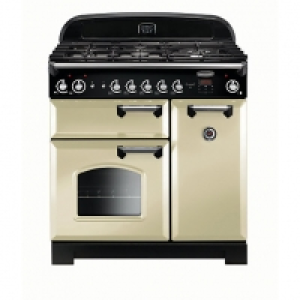 Rangemaster Classic 90 Natural Gas Range Cooker - Cream with