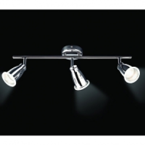 Wickes Orion Chrome 3 Bar Spotlight - 35W