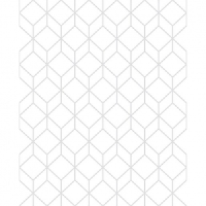 Graham & Brown Superfresco Easy Myrtle Geo White/Silver Deco