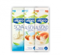 Budgens  Alpro Soya Original, Almond, Unsweetened Almond
