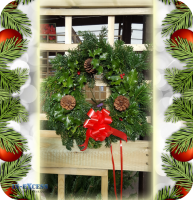 InExcess  Christmas Wreaths & Crosses at Ringwood Garden Centre