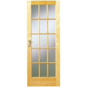 Wickes Whitby Internal Glazed Door Pine 15 Lite 1981x686mm