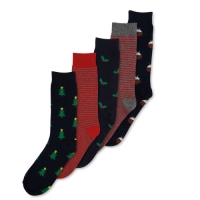 Aldi  Avenue Mens Christmas Pudding Socks
