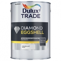 Wickes  Dulux Trade Diamond Eggshell Emulsion Paint - Pure Brilliant