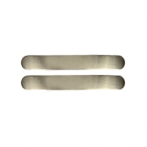 Wickes Curved Pull Handles Brushed Nickel Finish 112mm 2 Pac &pound;6.59