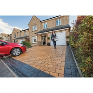 Marshalls Drivesys Riven Golden Block Paving Driveway Pack -