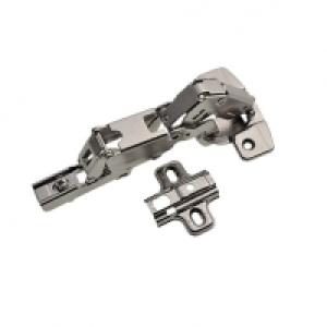 Wickes 165 Degree Clip On Cabinet Hinge Nickel Plated 35mm 2 &pound;9.43
