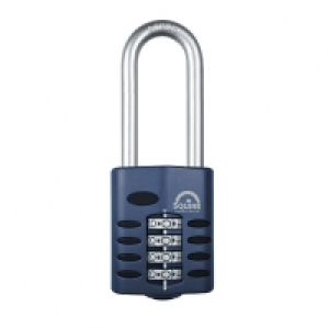 Squire 50mm combination padlock c/w extra long hardened stee &pound;34.99