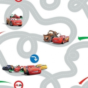 Graham & Brown Cars Racetrack Decorative Wallpaper Multi - 1 &pound;12.99