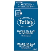Makro Tetley Tetley Tagged Tea Bags in Envelopes 250 Teabags 500g