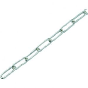 Wickes Zinc Plated Steel Welded Chain 3 x 26 x 2000mm