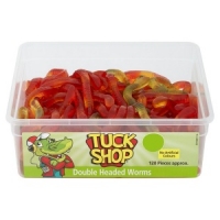 Makro  Tuck Shop Double Headed Worms Tub of 120