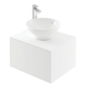 Wickes Eli White Matt Wall Hung Wall Unit - 600 mm
