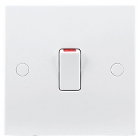 Wickes  British General 20A Double Pole Control Switch White