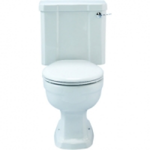 Wickes Hamilton Toilet Pan, Cistern & Lever & Soft Close Toi